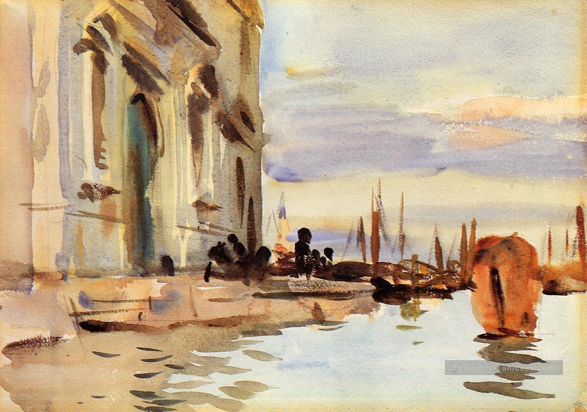 Spirito Santo Saattera dit Venise Zattere John Singer Sargent aquarelle Peintures à l'huile